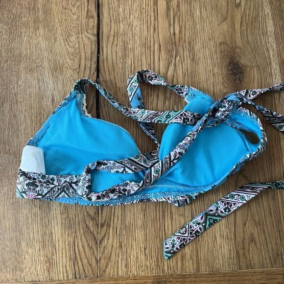 Lucky Brand Floral Bikini Swimsuit Top S - Picture 4 of 4